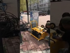 Fiber Optic Cable Pulling Machine Crawler Type 300KG  1.5m/s  For FTTH