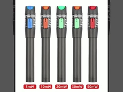 FP LD 광섬유 케이블 적색 레이저 VFL 시각적 고장점 표정 장치 펜 3D 650nm 10 밀리와트 8-10KM