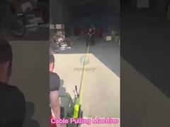 45mm 지름의 가솔린 광섬유 케이블 당기는 기계