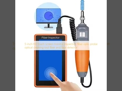 5인치 HD 터치 스크린 모니터 검사 광섬유 탐사 청소 도구 광섬유 끝 얼굴 탐지