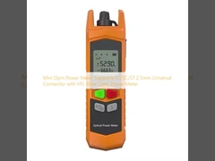 미니 Opm 전력 미터 지원 FC / SC / ST 2.5mm 보편적 커넥터와 VFL 광섬유 전력 미터