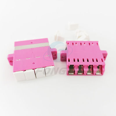 품질  Rose Quad Lc To Lc Coupler Multimode OM4 Cable To Fiber Optic Adapter 공장