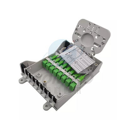 SC 셔터 어댑터와 1x8 PLC 분배기 FTTH 광 터미널 박스 8 핵심