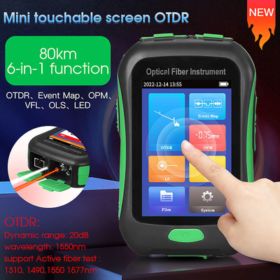 OPM VFL OLS는 광섬유 기구 OTDR 활동적 생생한 테스트 1550nm 20dB 80KM을 이끌었습니다