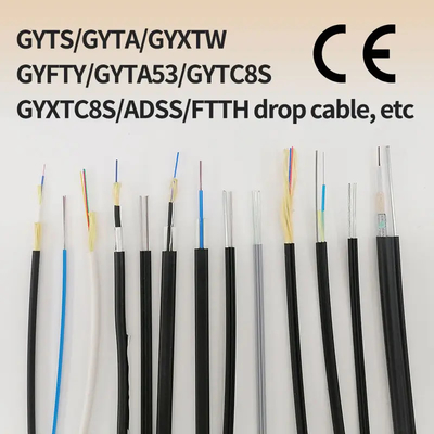 ADSS 광섬유 케이블 자체 지원 48 96 120 144 코어 스판 60m 100m 120m