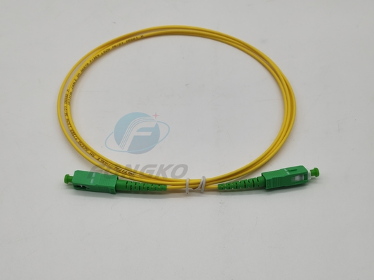 SC/APC에서 SC/APC 광섬유 패치 케이블 MM SM Simplex 9/125 G652D G657A 광 케이블
