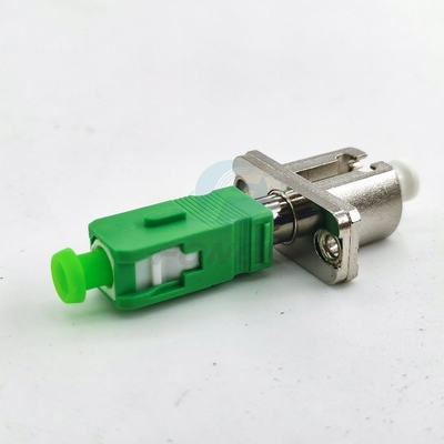 심플렉스 심글모드 광섬유 어댑터 LC APC - SC APC FTTH 남성 어댑터 광 금속 결합기