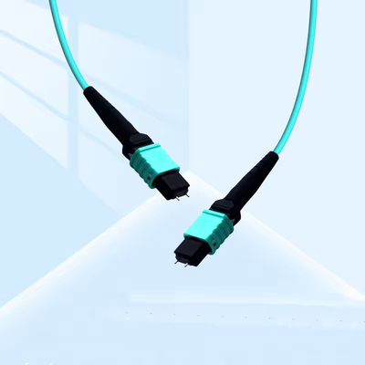 MPO/UPC - 남성 MPO/APC - 여성 광섬유 패치 케이블 OM3 FTTH 12 코어 광섬유 패치 케이블