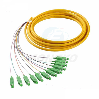 12F FTTH 광섬유 피그테일 SC APC UPC SM G.657A1 광섬유 케이블