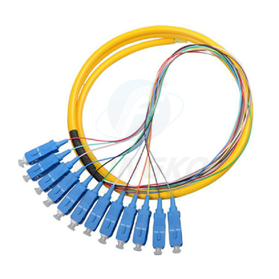 12F FTTH 광섬유 피그테일 SC APC UPC SM G.657A1 광섬유 케이블