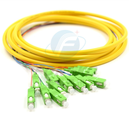 12F FTTH 광섬유 피그테일 SC APC UPC SM G.657A1 광섬유 케이블