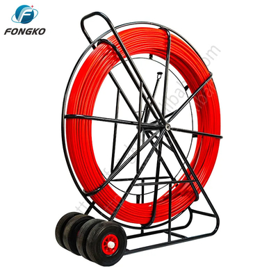 FTTH 유리섬유 튜트 스탠더 300m 길이 4.5-18MM 광섬유 케이블 당기는 튜트 스탠더