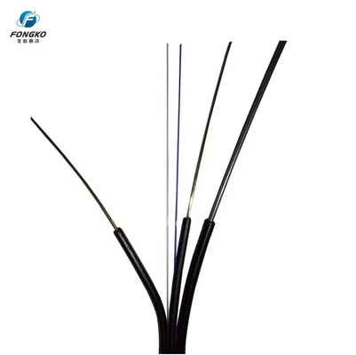 야외 GJYXFCH 2*5mm FTTH 릴 드럼 섬유 드롭 케이블 LSZH 자기 지원 광섬유 케이블