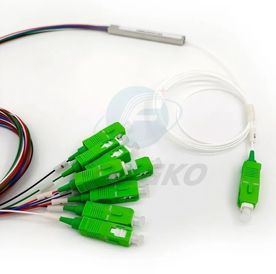 1x2 1x4 1x8 1x16 2x8 2x16 PLC 스플리터 SC APC UPC 커넥터와 함께 PLC 광섬유 스플리터
