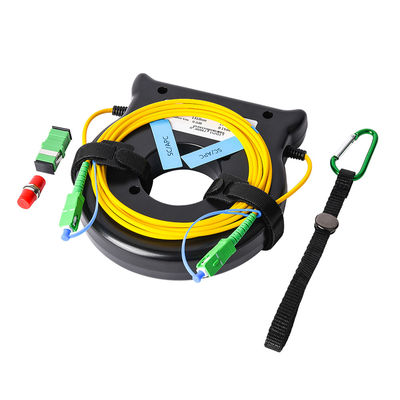 FONGKO OTDR 발사 케이블 150M 300M 500M 1000M 1KM 광섬유 연장 SM MM 광섬유 케이블 릴 OTDR 발사 케이블 링