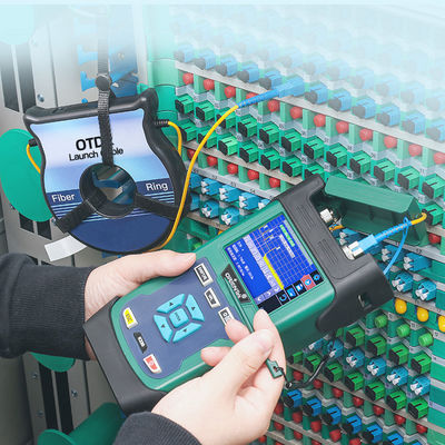 FONGKO OTDR 발사 케이블 150M 300M 500M 1000M 1KM 광섬유 연장 SM MM 광섬유 케이블 릴 OTDR 발사 케이블 링