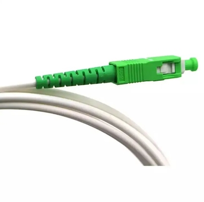 2mm 3mm FTTH 피그테일스 LSZH 화이트 광섬유 광 케이블 G652D G657A SC/APC 광섬유 패치 케이블
