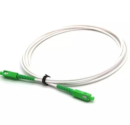 2mm 3mm FTTH 피그테일스 LSZH 화이트 광섬유 광 케이블 G652D G657A SC/APC 광섬유 패치 케이블