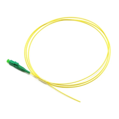 흰색/노란 핑크테일 SC/APC G652D 싱글 모드 LSZH 1M 심플렉스 2.0mm 광섬유 핑크테일