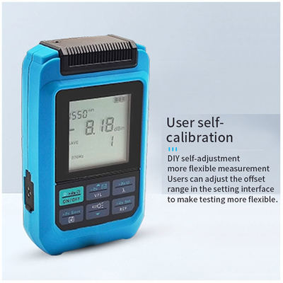 미니 광섬유 전력계 4 기능 광전력계 RJ45 레이저 WIFI 네트워크 재충전 가능한 OPM