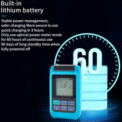 미니 광섬유 전력계 4 기능 광전력계 RJ45 레이저 WIFI 네트워크 재충전 가능한 OPM