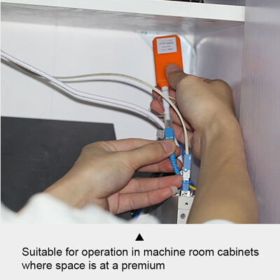 광섬유 청소 펜 FKEQU-446 CLEP-125-M LC/MU 1.25mm 800+ 청소와 함께 MINI 타입 오렌지 컬러 광섬유 커넥터 클리너