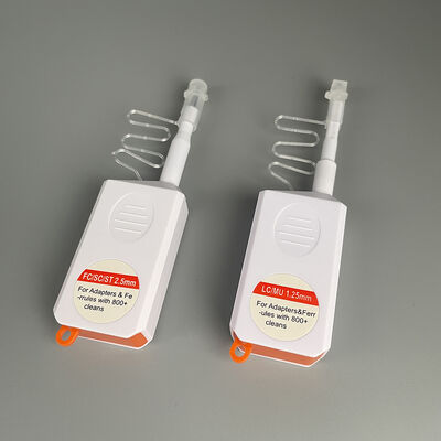 광섬유 커넥터 하나 클릭 클리너 SC LC ST MU MPO 2.5MM 1.25MM 광섬유 클리너