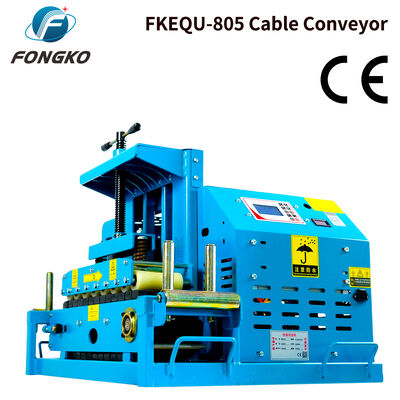 FONGKO FKEQU-805 Diesel Generator Wire Pulling Machine 4~20m/min Gasoline Generator 1-18cm Cable Conveyor