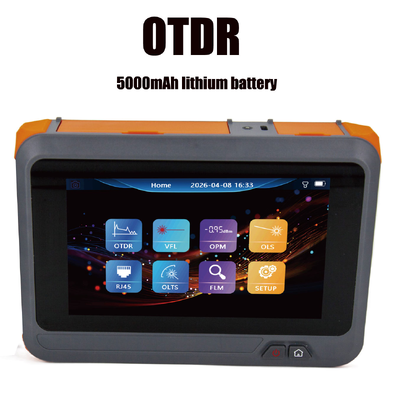 FHO3100 OTDR 1310/1550nm 광섬유 OTDR 터치 스크린 VFL OLS OPM 이벤트 지도 이더넷 OTDR