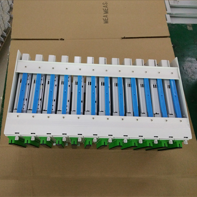 지능형 구조 1U 광섬유 케이블 관리자 12 포트 패치 패널 OEM 방화