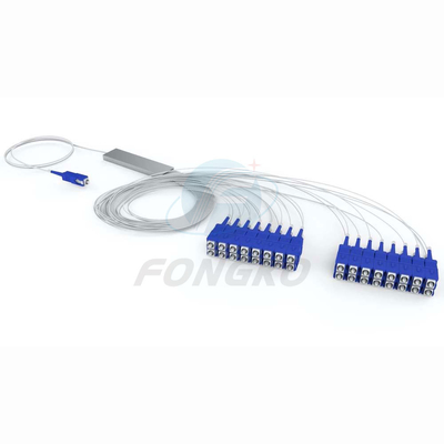 1x8 1 1*32 1*64 FTTH PLC 스틸 튜브 스플리터 SC UPC 0.9mm 광섬유 PLC 스플리터