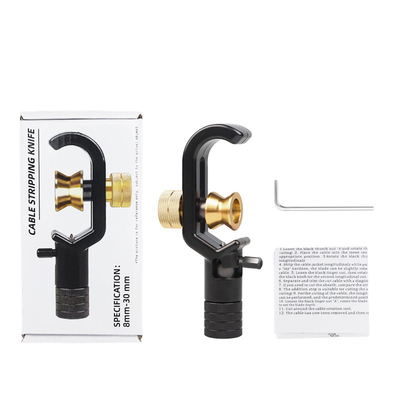 FONGKO 4-10mm 8-30mm 장갑 광섬유 케이블 스트리퍼 광섬유 케이블 슬리터