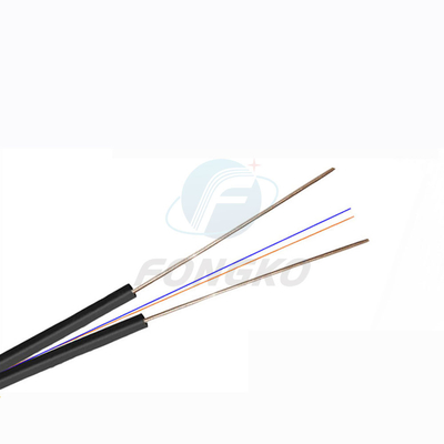 라이스존에 하나의 핵 FTTH 실내 광섬유 케이블 GJXH 통신 땋아 늘인 머리